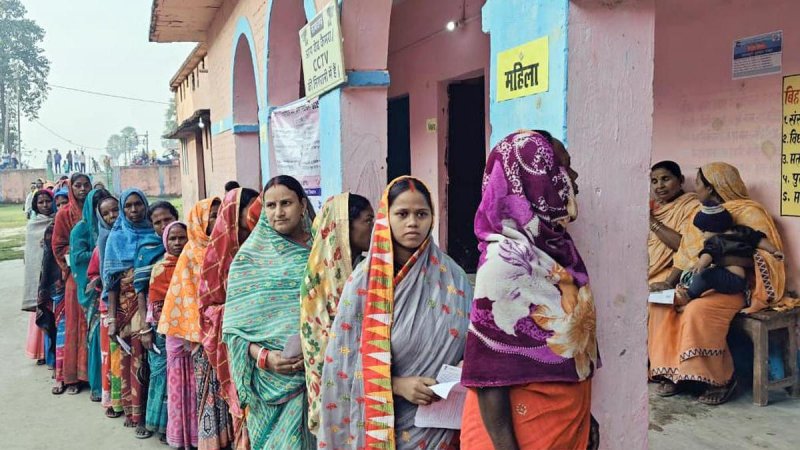 Bihar election results: Record voter turnout, NDA takes early lead