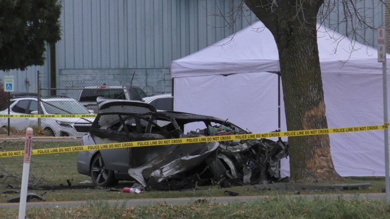 Person killed in vehicle fire after crash in Madison, police investigating