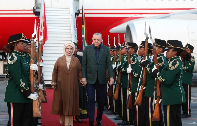Erdogan and world leaders arrive in Johannesburg for G20 summit