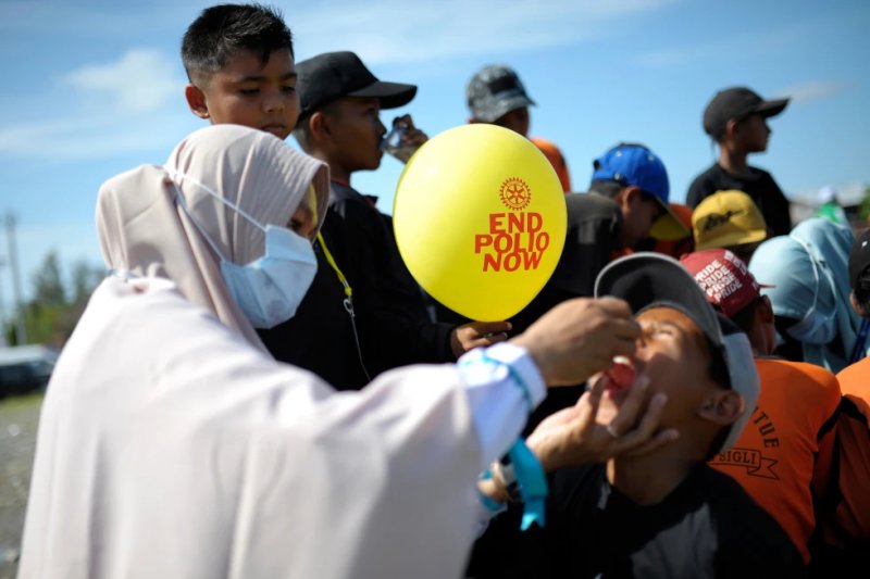 Indonesia declares type-2 polio outbreak over after mass vaccination