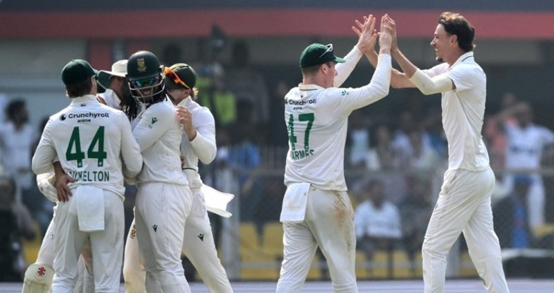 Jansen’s six wickets bring South Africa closer to historic Test series win in India