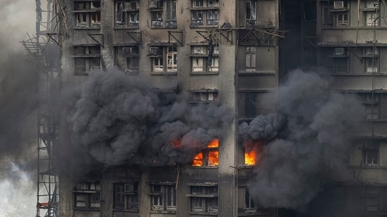 Hong Kong high-rise fire death toll rises to 44 as probe widens 