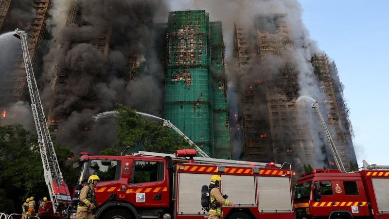 Fire at Hong Kong apartment complex fully extinguished