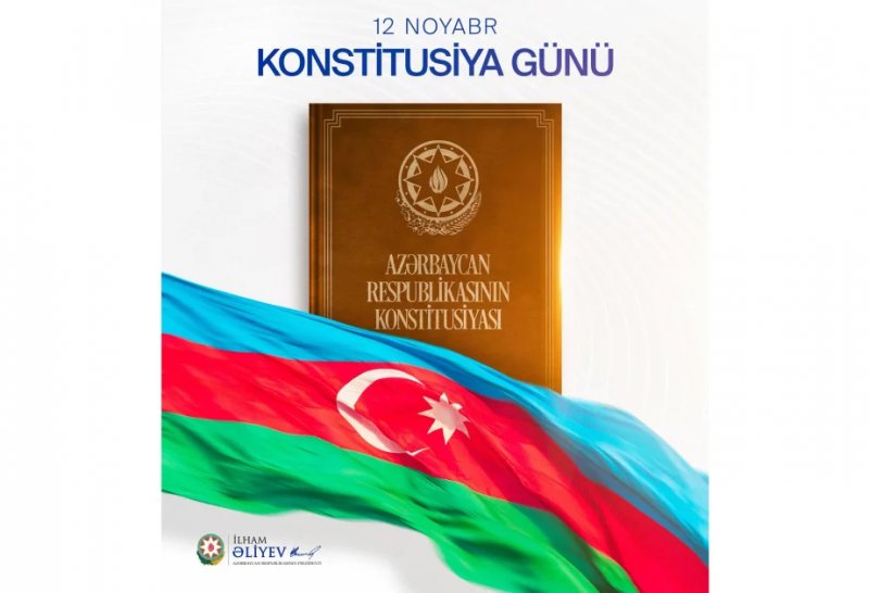 News about - President Aliyev shares post on Constitution Day -  PHOTO 