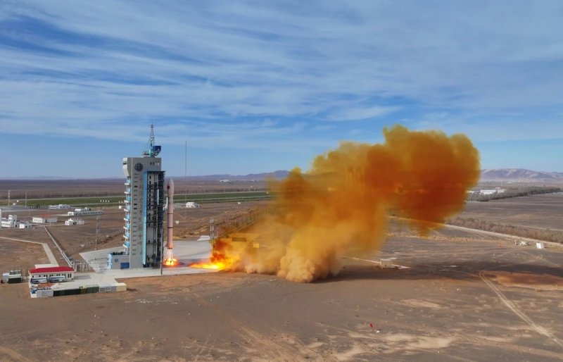 China launches new satellites for space environment exploration -  PHOTOS 