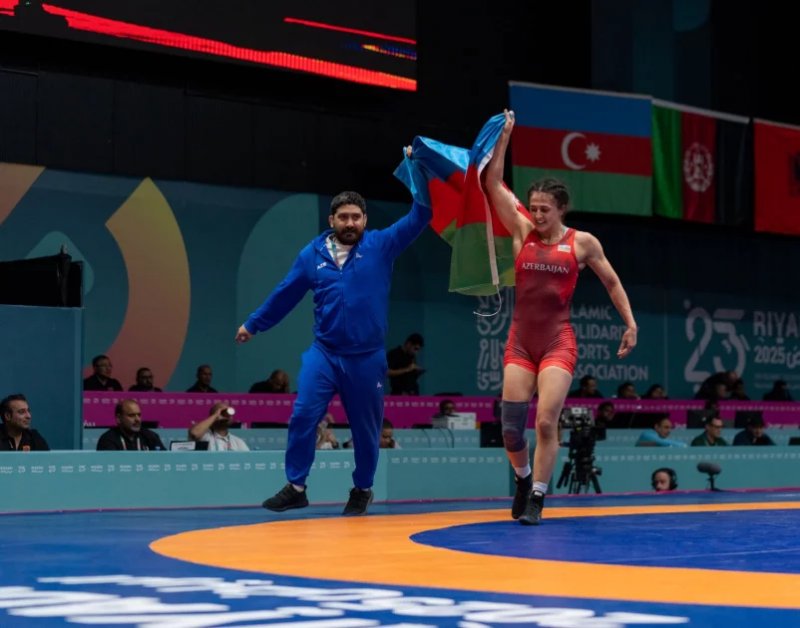 Azerbaijani female wrestler wins Islamic Solidarity Games gold