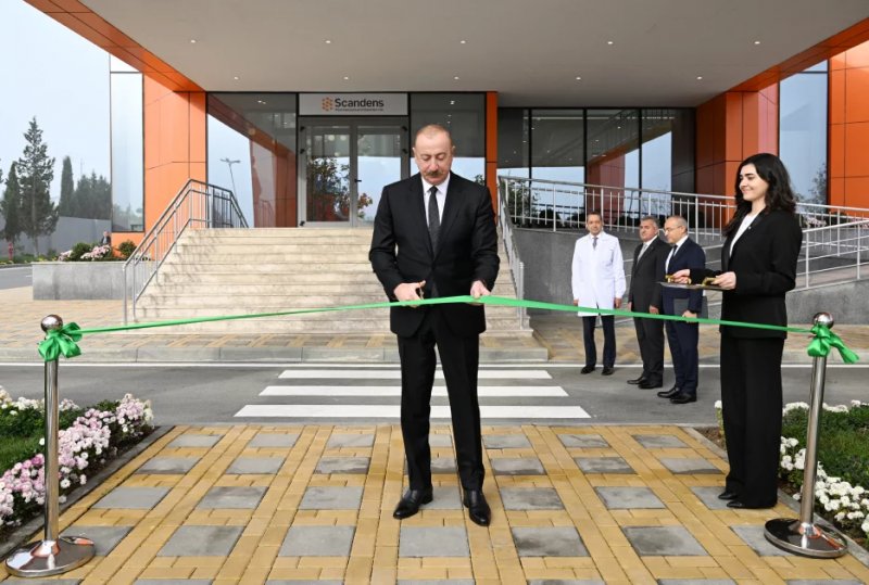 President Aliyev inaugurates new pharmaceutical production facility
