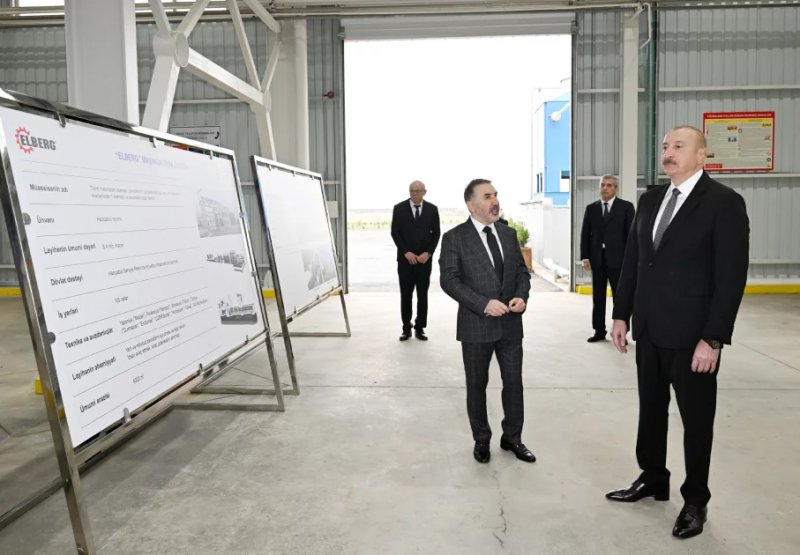 President Aliyev inaugurates AZWOOL mineral rock wool plant