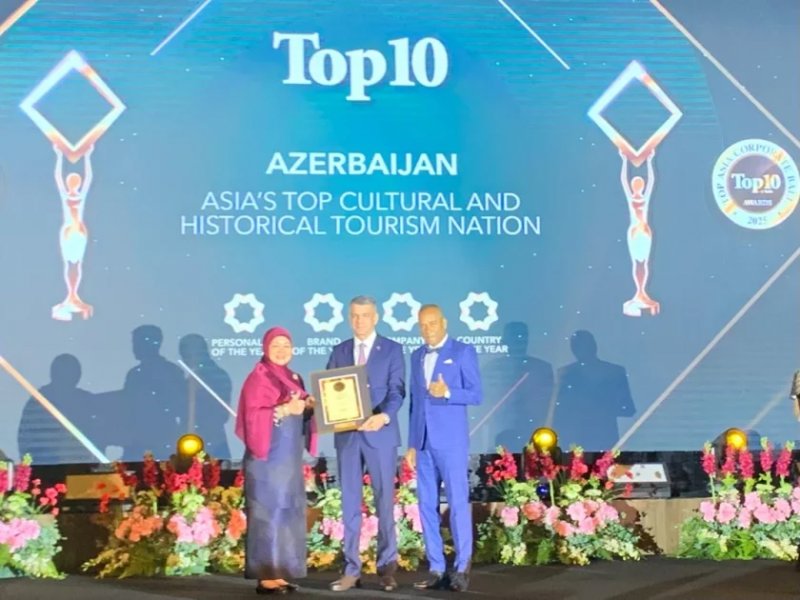 Azerbaijan named Asia’s top cultural and historical tourism nation