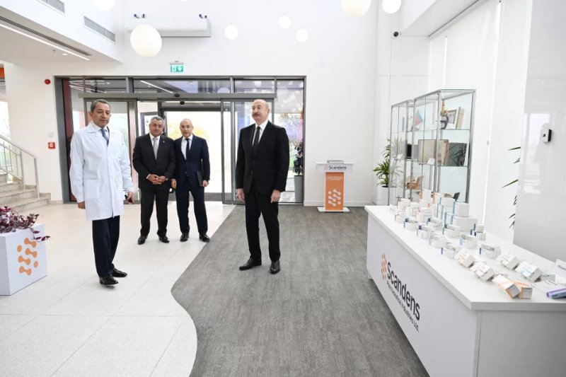 News about - President Aliyev inaugurates new pharmaceutical production facility
