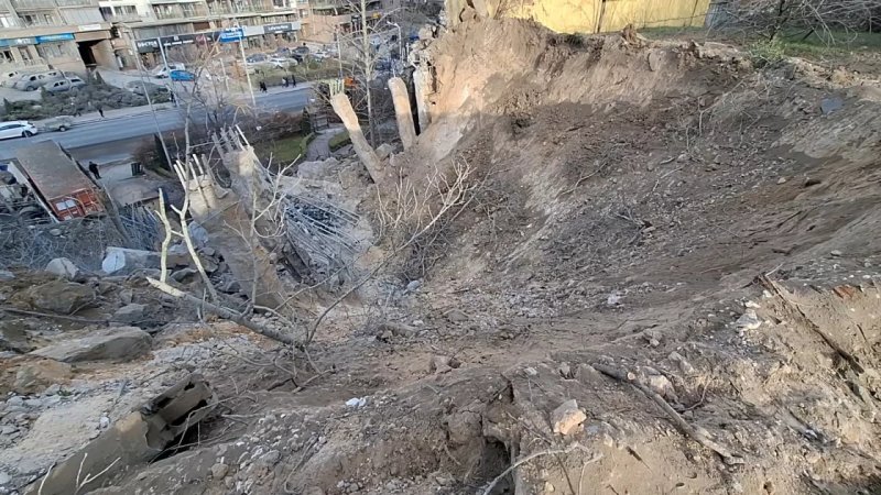 News about - Azerbaijani Embassy in Kyiv severely damaged in Russian missile attack -  PHOTOS 