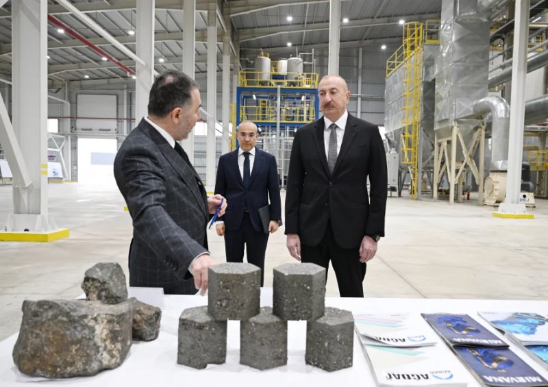 News about - President Aliyev inaugurates AZWOOL mineral rock wool plant