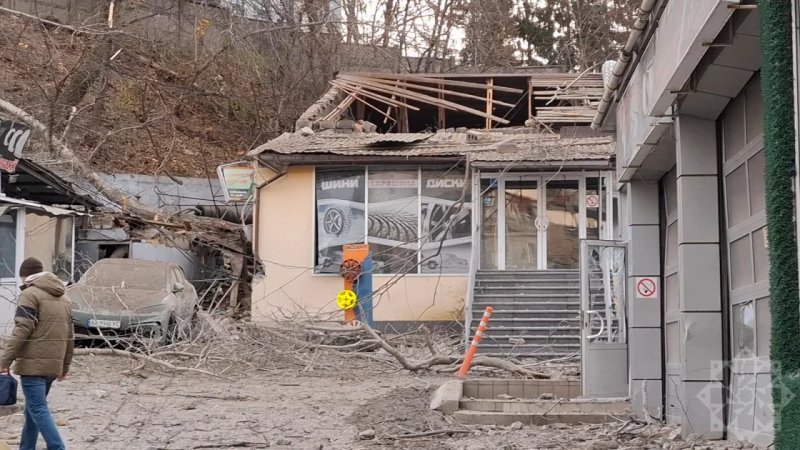 News about - Azerbaijani Embassy in Kyiv severely damaged in Russian missile attack -  PHOTOS 