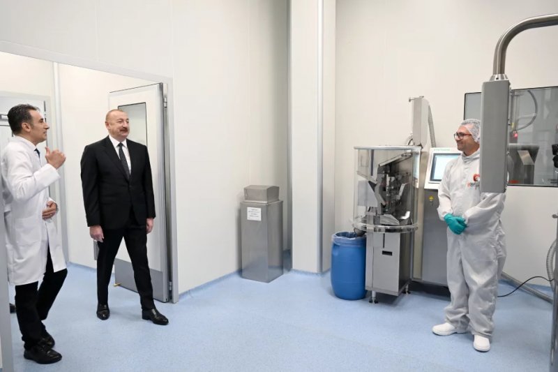 News about - President Aliyev inaugurates new pharmaceutical production facility