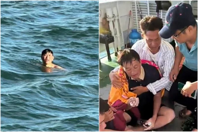 Three Vietnamese men endure 40 hours at sea following Typhoon Kalmaegi -   VIDEO  