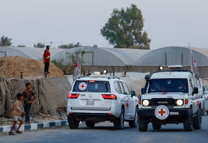 Hamas hands over bodies of three more Israeli hostages to Red Cross