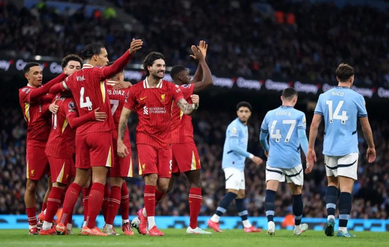Manchester City beat Liverpool in the English Premier League match 