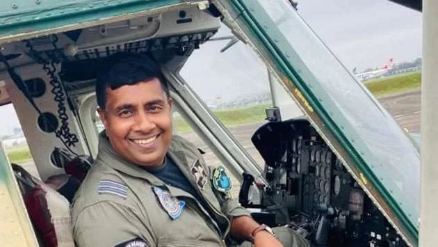 A Sri Lankan Air Force helicopter crashed during a rescue operation 