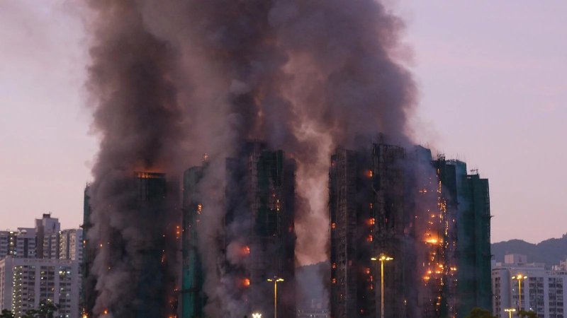 Death toll from Hong Kong high-rise residential buildings rises to 13