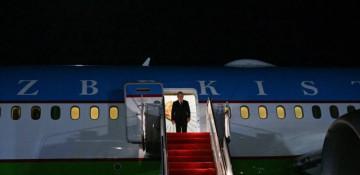 Uzbek president arrives in US for C5+1 summit 