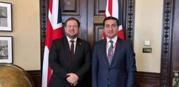 Hajiyev, UK minister discuss expanding Azerbaijan–Britain cooperation