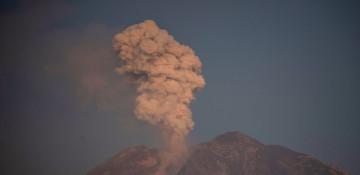 Indonesia’s Mount Semeru erupts again, sending ash 1 km above peak