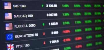 Major stock market indices worldwide 