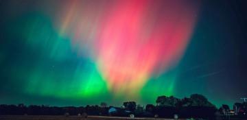 Geomagnetic storm paints US skies with rare northern lights