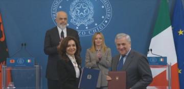 Albania and Italy sign agreements on defense, energy, and migration