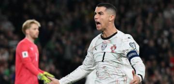 Cristiano Ronaldo risks missing World Cup opener after first international red card