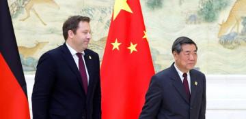 German Finance Minister visits Beijing amid record trade deficit
