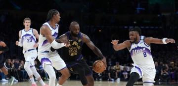 Lakers beat Jazz in LeBron James’ season debut