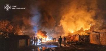 Four killed, 17 injured as massive Russian drone attack hits Kharkiv 