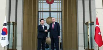 Turkish, South Korean presidents start talks in Ankara to strengthen ties
