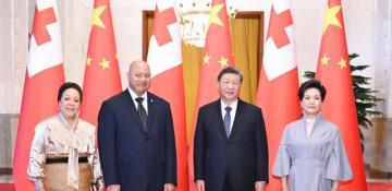 Xi Jinping meets King Tupou VI, pledges expanded China-Tonga cooperation