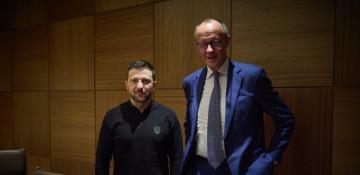 Zelenskyy and Merz discuss steps to end war