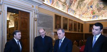 Azerbaijani FM visits Vatican Apostolic Library