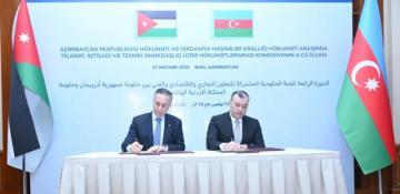 Azerbaijan, Jordan ink key documents to expand cooperation