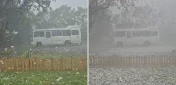  Watch: Massive hail pounds Queensland as severe storms batter Australia