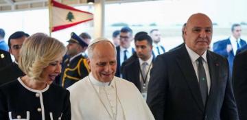 Pope Leo in Beirut says a Palestinian state is the sole solution to the Israeli conflict