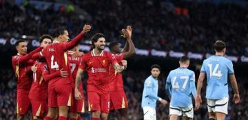 Manchester City beat Liverpool in the English Premier League match 