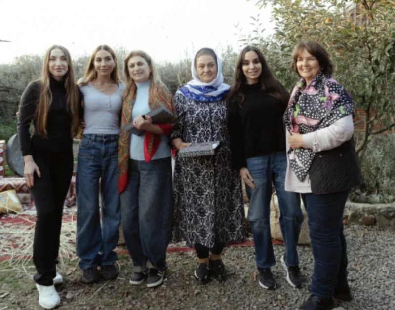 Leyla Aliyeva, Arzu Aliyeva, and Alena Aliyeva visit farming enterprise in Lankaran 