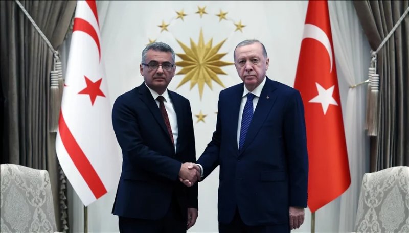 Erdogan welcomes new TRNC president in Ankara