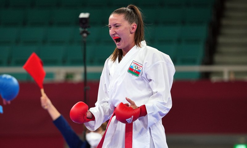 Azerbaijani karateka Zaretska bags world bronze