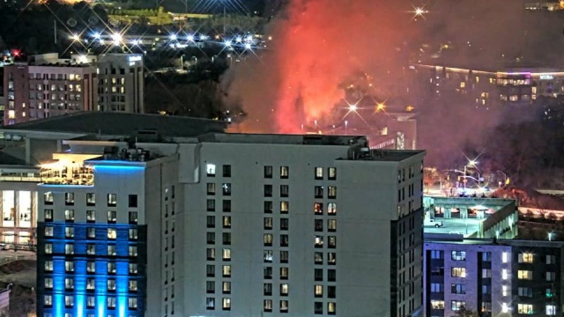 Huge fire erupts at Raleigh Convention Center -  VIDEO 