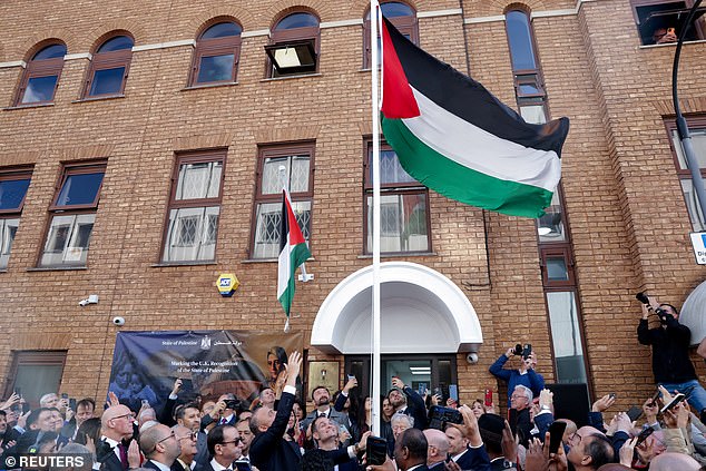 Masked pro-Israel group attacks Palestinian Embassy in London
