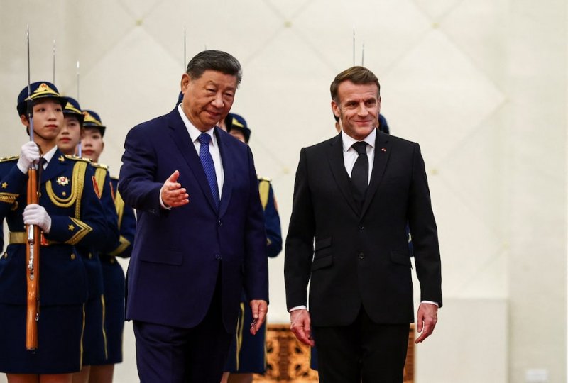 Macron urges Xi to boost cooperation on Ukraine, trade, and environment 