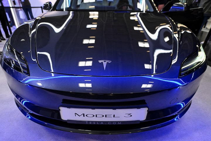 Tesla rolls out low-cost Model 3 in Europe 