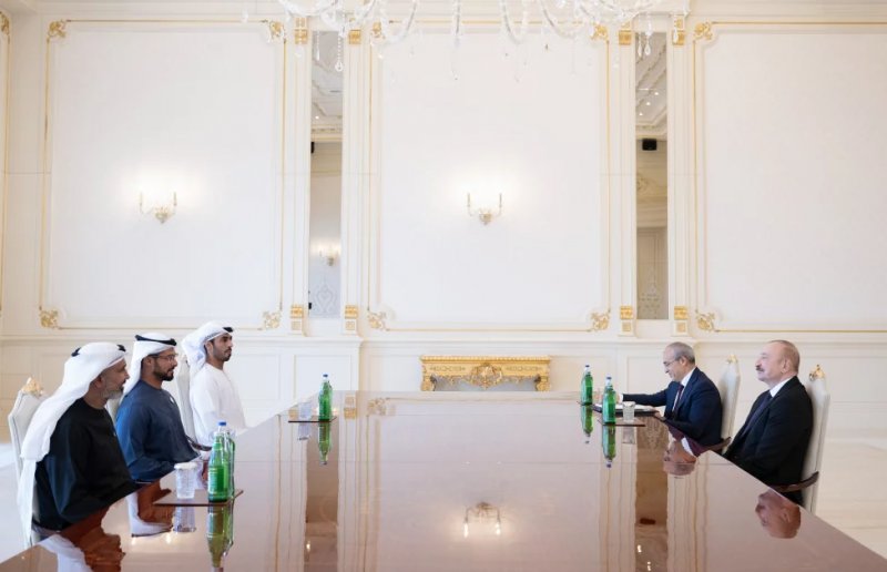 President Aliyev meets with heads of UAE companies