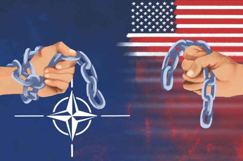 What will happen if the United States leaves NATO?
